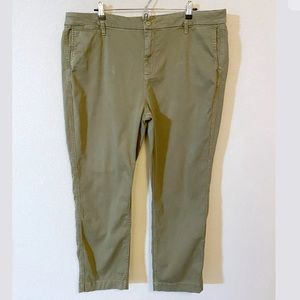 J. Crew High Rise Slim Boy Chino Pants